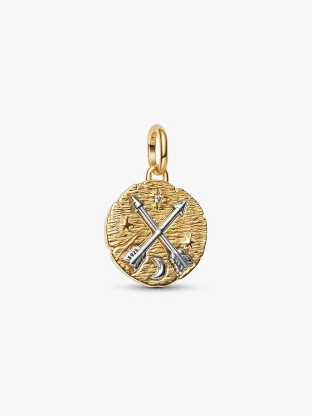 PandoraCrossing Arrows Medallion Charm